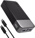 20000mAh Power Bank Portable Charger, 35W PD 3.0 QC 4.0 Fast Charging Phone Charger with LED Display, Travel Battery Pack 2 USB C 2 USB A Ports for iPhone 16/15/14 Series, Galaxy, iPad