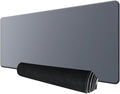 Galdas Gaming Mouse Pad XXL XL Large Long Extended Big Mousepad Non-Slip Rubber Keyboard Mouse Pad with Stitched Edges for Laptop Home Office (31.5x11.8x0.08 Inch) -Grey