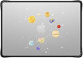 CASETiFY Impact MacBook Air 15" (M2-M4) Case [Cushioned Impact Corners/Scratch-Resistant/Anti-Slip Grip] - Solar System - Clear Black