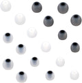 Replacement Earbud Tips Earbud Covers Silicone Tips Ear Gels Fit for Inner Hole from 3.8mm - 5.1mm Earphones 9 Pairs S/M/L