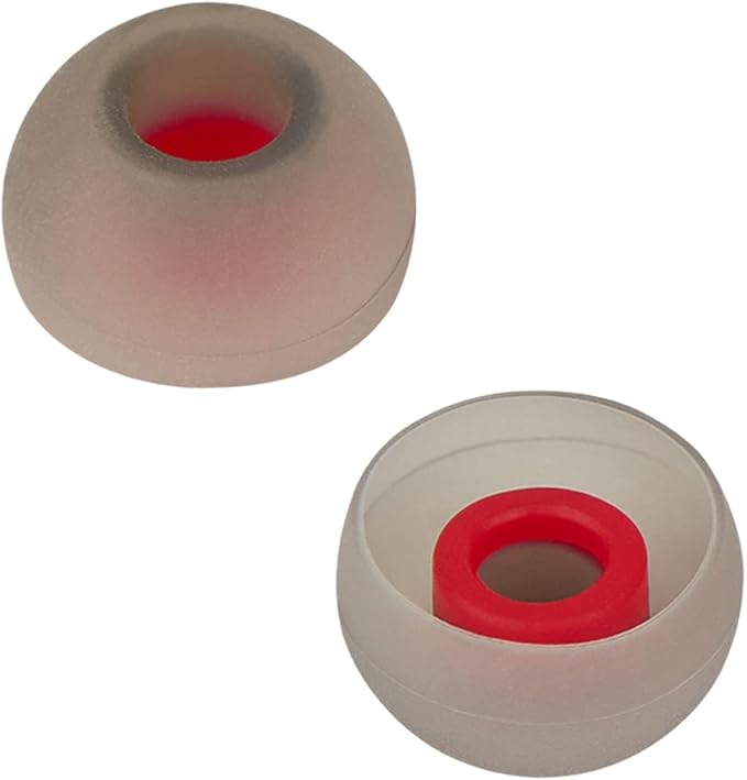 Earbud Tips Replacement Earbud Tips Earbud Replacement Tips Headphone Earbud Tips Earbuds Replacement Tips Eartips Compatible with Powerbeats 2 Powerbeats 3 Lg Samsung Earbuds Red SML 9 Pairs