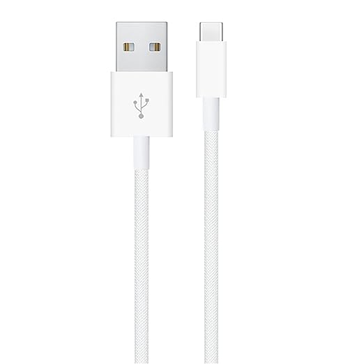 [2-Pack 3.3FT MFi Certified] Woven CarPlay USB C Cable for Apple iPhone 16 Pro Max Charger USB A to USB-C Cord Fast Charging for iPhone 15 Pro Max/16 Plus/16e/15 Pro/16, Type C Car Charge Wire - White