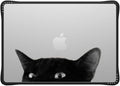 CASETiFY Impact MacBook Air 13.6" (M2-M4) Case [Cushioned Impact Corners/Scratch-Resistant/Anti-Slip Grip] - CAT - Clear Black