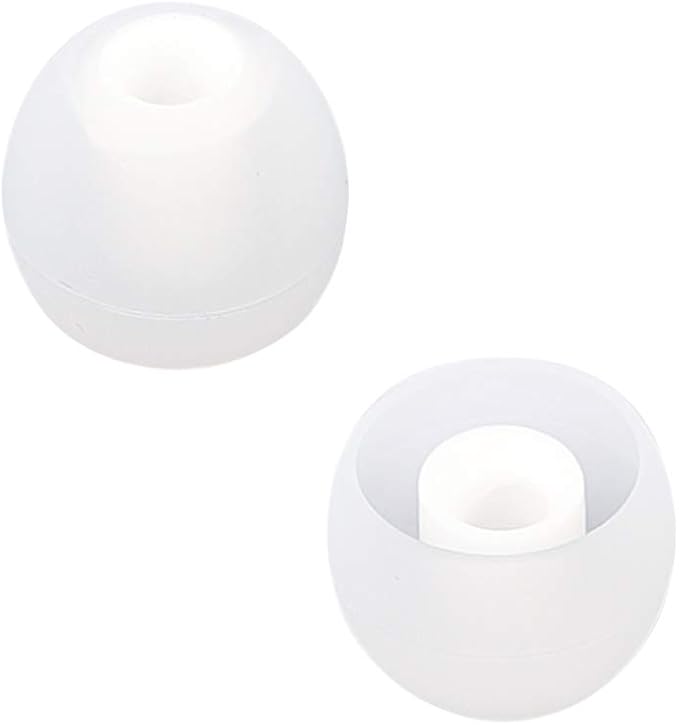 Brandless Earbud Tips Replacement - 9 Pairs SML, Blue, Black, White - Silicone & Plastic - Compatible with SENSO, TOZO, Sony & More