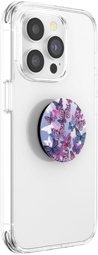 PopSockets Phone Grip with Expanding Kickstand, Adhesive Grip - Flutterby