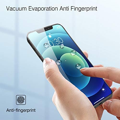 PERFECTSIGHT HD Clear Privacy Screen Protector Compatible with iPhone 12 Pro Max 2020, Anti-Spy Blue Light Filter Tempered Glass (6.7 inch)