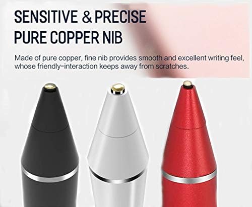 Black Stylus Pen Pencil 1st Gen Generation Replacement for Apple iPad Pro 1st 2nd iPad 1st 2nd 3rd 4th 5th iPad mini 1 2 3 4 iPad Air 1st 2nd iOS Android Capacitive Tablet Touch Screen+Free Holder