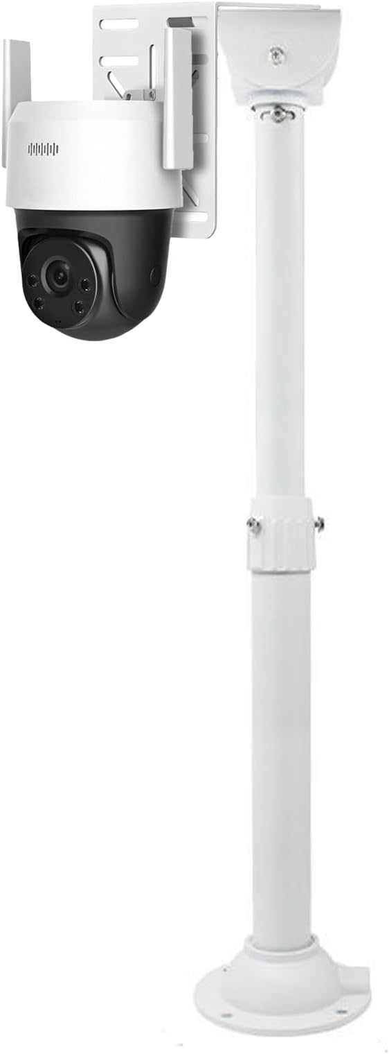 L-Shape Dome Camera Bracket, Wall Ceiling Mount for Security Dome Cameras, Wall Mount (L-DGNP+38-59)