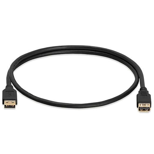 Cmple - USB 3.0 A Male to A Female Extension Gold Plated Cable - 3FT (Blue) (674-Amazon)