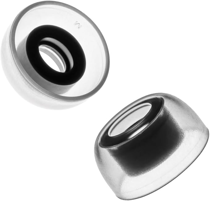 AZLA SednaEarfit Crystal for Bose Earbuds 2 Pair - Bose Earbuds Replacement Tips - Compatible with Bose Quietcomfort Ultra Earbuds, Bose QC Earbuds II (ML)