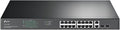 TP-Link TL-SG1218MP 16 Port Gigabit PoE Switch 16 PoE+ Ports @250W, w/ 2 Uplink Gigabit Ports + 2 Combo SFP Slots Plug & Play Sturdy Metal Rack-mountable