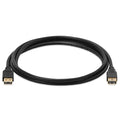 Cmple - USB Extension Cable 6ft Type A USB Male to Female USB 3.0 Cable for External Hard Drive, Keyboard, Webcam, USB Hub, Flash Drive - Black