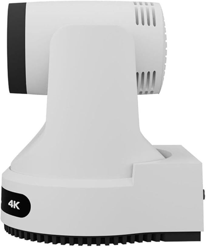 PTZOptics Move 4K 20x Auto-Tracking PTZ Camera with Built-in Tally Light, 3D Noise Reduction, and Advanced White Balance Modes (White)