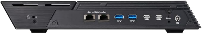 Asustor Flashstor 12 Pro Gen 2 FS6812X 12 Bay All-SDD NAS Storage, Quad-Core 2.3GHz CPU, Dual USB 4 Ports, Dual 10GbE Port, 16GB ECC RAM DDR5,Network Attached Storage with 4 x 2TB NVMe SSD