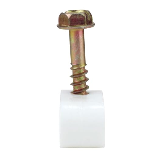 Skywalker Flexible Single Cable Screw Clips (Pack of 100 / White)