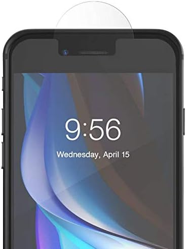 ZAGG InvisibleShield Glass Elite Plus - Tempered Glass Screen Protector - Made for Apple iPhone SE2 (2020) - Case Friendly - Impact & Scratch Protection, Clear, 200105346