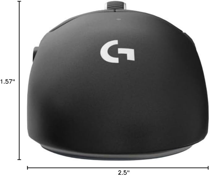 Logitech G PRO X SUPERLIGHT 2 Wireless Gaming Mouse, 60g Pro-Grade with 5 Programmable Buttons, 44k DPI Sensor, 8kHz Report Rate, USB-C Charging for PC/Mac - Black