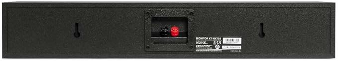 Polk Monitor XT35 Slim Center Channel Speaker - Hi-Res Audio Certified, Dolby Atmos & DTS:X Compatible, 1" Terylene Tweeter & Four 3" Dynamically Balanced Woofer, Wall-Mountable, Midnight Black