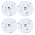 4 Pack PFA130-E Security Camera Junction Box-Premium ABS Security Camera Mount Bracket-Waterproof Universal Camera Junction Box for Mounting Surveillance Cameras-Outdoor Security Camera Box