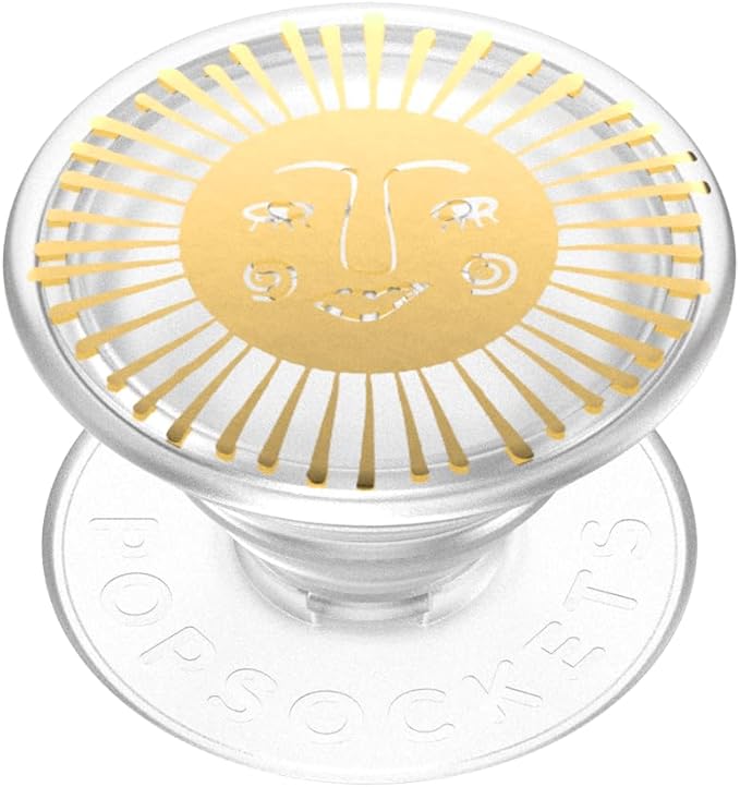 PopSockets Translucent Phone Grip with Expanding Kickstand, PopSockets for Phone, Adhesive Grip, Translucent PopGrip - Sun Goddess