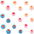 Earbuds Replacement Tips Silicone Earbud Tips Ear Gels Fit for Inner Hole from 3.8mm - 5.1mm Earphones 9 Pairs S/M/L
