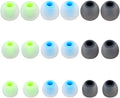 Brandless Earbud Tips Replacement - 9 Pairs SML, SENSO, TOZO, Sony Compatible, Soft Silicone, Black, Green, Blue