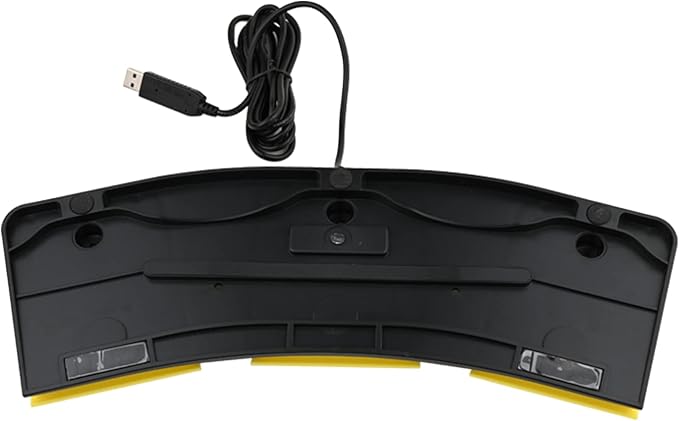 USB Foot Pedal for PC Gaming,Optical Control Foot Switch,Computer Map Mouse Keyboard Hotkey Combination Key Keypress Simulator Program Page Turner Transcription HID (Triple Pedal)