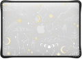 CASETiFY Impact MacBook Air 13" (M1/Intel) Case [Cushioned Impact Corners/Scratch-Resistant/Anti-Slip Grip] - Stargazing - Clear Black