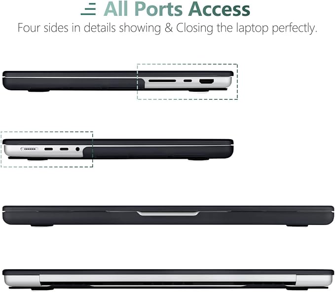 DONGKE for M4 MacBook Pro 16 Inch Case 2024 2023 2021 A3403 A3186 M3 A2991 M2 A2780 M1 A2485 Pro/Max Chip, Plastic Hard Shell Case & Keyboard Cover for Mac Pro 16 with Touch ID, Colorful Mandala