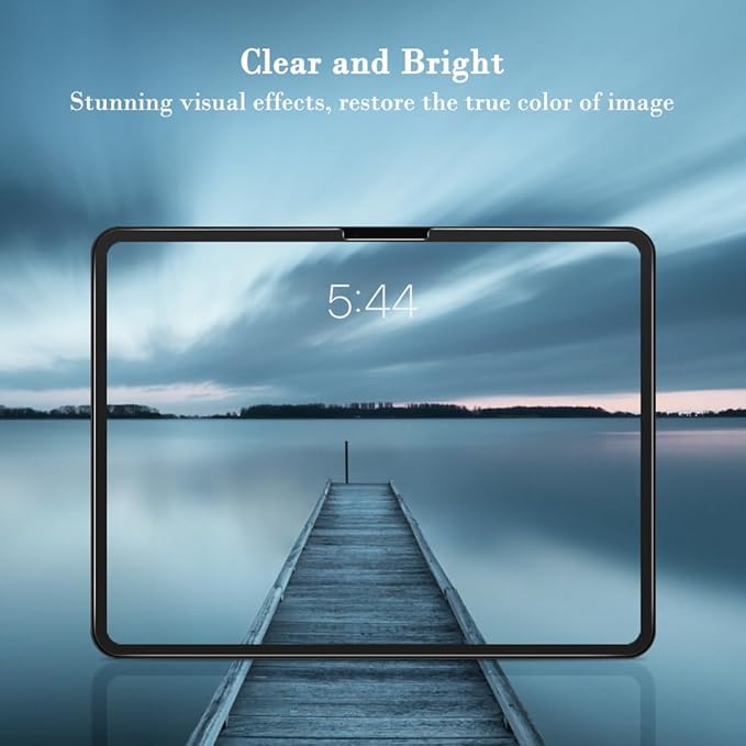 PERFECTSIGHT Anti Blue Light Screen Protector Compatible with iPad Pro 11 Inch 2024 6th Gen, [Medical-Grade HD Clear Eye Protection] Blue Light Blocking Filter 6 Radiations Tempered Glass
