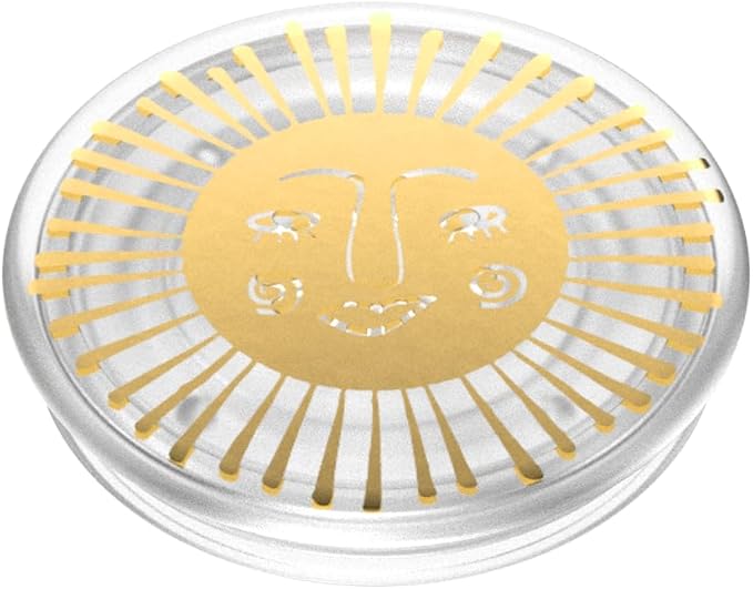 PopSockets Translucent Phone Grip with Expanding Kickstand, PopSockets for Phone, Adhesive Grip, Translucent PopGrip - Sun Goddess
