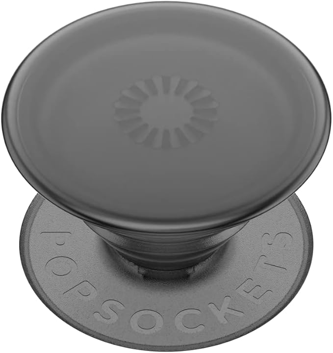 PopSockets Plant-Based Phone Grip with Expanding Kickstand, Adhesive Grip, Eco-Friendly - Translucent Black