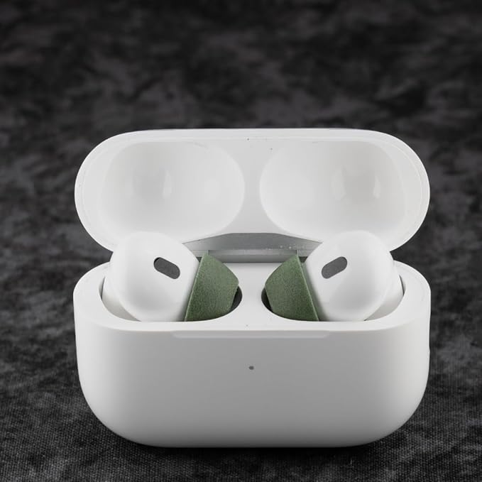 Comply TrueGrip MAX | Premium Memory Foam Replacement Earbud Tips for Apple AirPods Pro 1 & 2 | Long Lasting Comfort, MAX Durability, Secure Fit, Superior Noise Isolation| Green (Small) (3 Pairs)
