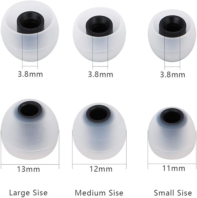 Earbud Tips Replacement - 9 Pairs SML Eartips Eargels