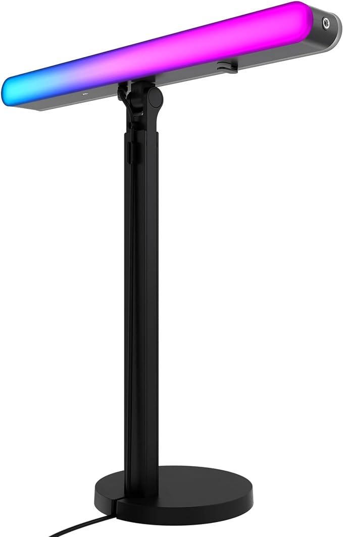 Logitech G Litra Beam LX Premium Dual-Sided RGB LED Streaming Key Light, TrueSoft, Studio Lights, Bluetooth, USB, PC/Mac - Graphite