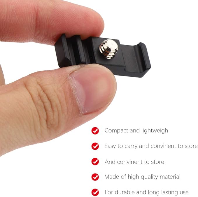 Camera Cage Cable Clamp - Portable Cage Fitting Wire Clip - Accessories Fixed Clip - 1/4 Inch Universal Lightweight Mounting