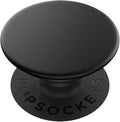 PopSockets Phone Grip with Expanding Kickstand, Adhesive Grip - Aluminum Black