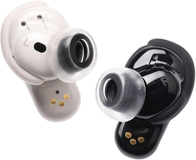 AZLA SednaEarfit Crystal for Bose Earbuds 2 Pair - Bose Earbuds Replacement Tips - Compatible with Quietcomfort Ultra Earbuds, QC Earbuds II (SS)