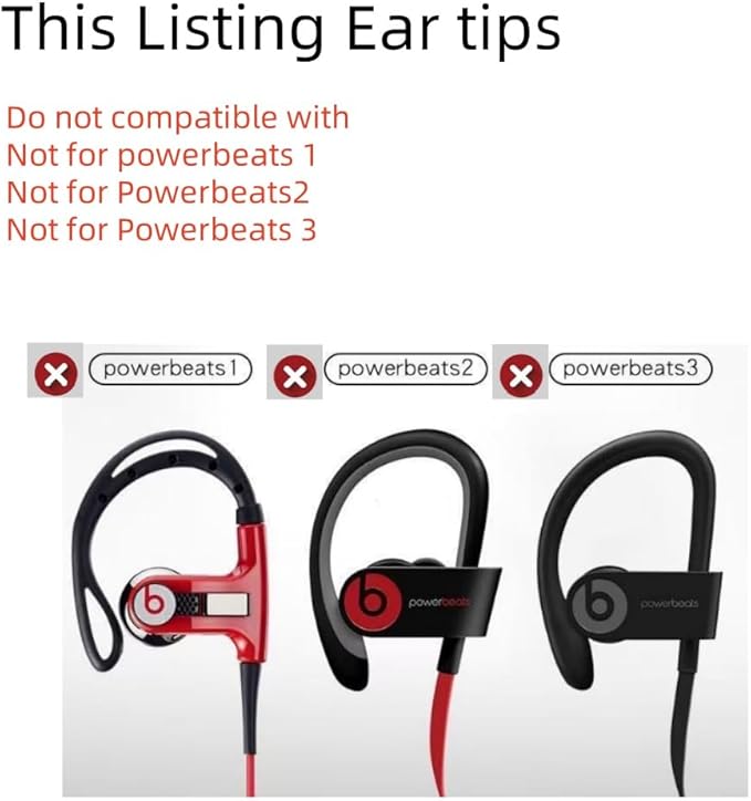 Replacement Ear Tips for Beats Urbeats2.0 Tour2.0 ibeats Beats x, Beats Flex Secure Fit for Powerbeats Pro Silicone Earbuds Washable Sweat-Resistant Noise Isolation 8 Pairs (Coral Pink)
