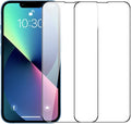 PPERFECTSIGHT Compatible for iPhone 13 Mini Screen Protector 5.4 Inch 2 Pack HD Clear Tempered Glass Case Friendly 9H Hardness Bubble Free Easy Installation