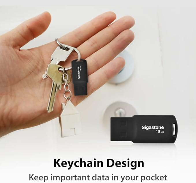 GIGASTONE V70 16GB 2-Pack USB 2.0 Flash Drive Thumb Drive Memory Stick Pen Drive Capless Design Pen Drive