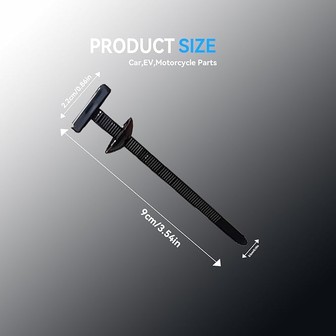 2026 upgraded heavy-duty self-locking nylon cable ties with uv protection for car repair, home, and cable management (50)