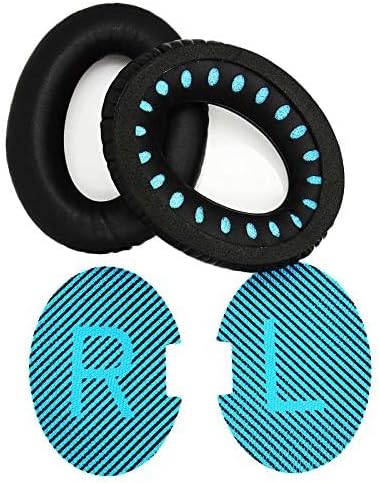 Replacement Ear Cushions Headphone Earpads for Bose QuietComfort 35 (QC35) & Quiet Comfort 35 II (QC35 ii) QuietComfort 15 QC15 QC25 QC2 Ae2 Ae2i Ae2w/SoundTrue SoundLink (QC35 QC15 QC25 QC2 earpads)