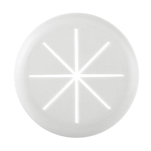 HYCC 2 Pack 2 Inch Flexible Desk Grommet,Organize Wires and Cables on Office Equipment, Computer Components, Entertainment Systems Effectively - Color: White