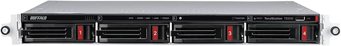 BUFFALO TeraStation 3430RN 4-Bay 16TB (4x4TB) Rackmount Small-Med Business NAS w/Hard Drives Included