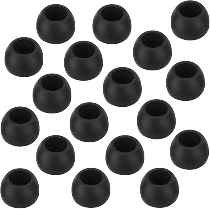 Earbud Tips - 9 Pairs, Compatible with Powerbeats 2/3, LG, Samsung - Black