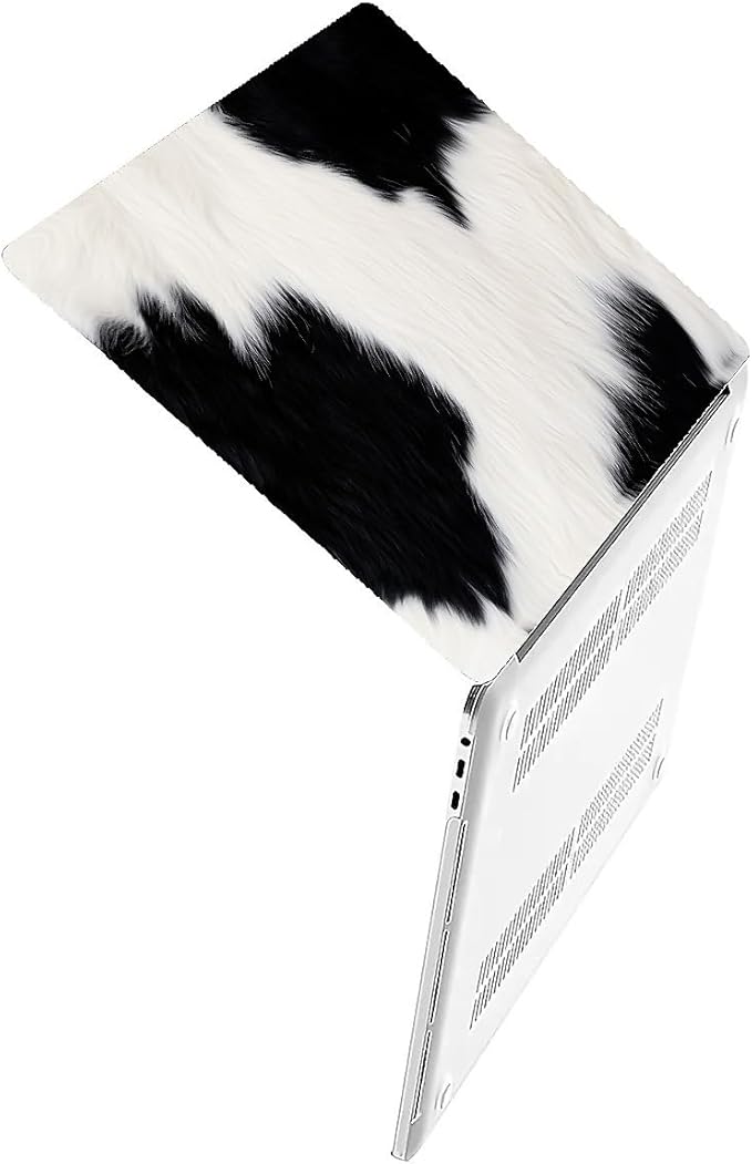 Compatible with MacBook Air 13.3 13.6 Inch Case 2022 2021 2020 2019 Plastic Hard Shell Case Cover,13.3 Pro(A1706/A1708/A1989/A2159/A2289/A2338), Cow