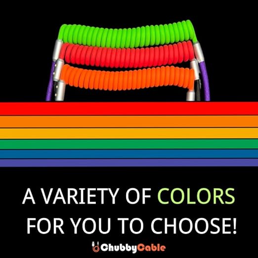 chubbycable Colorblock Chubby - Spring Braided Silicone Charge Cable Coiled USB C Cable Fast Charging Type C Charger Cord for Car, Purple+Green, USB-A to Type-C, 2.29FT-3.6FT