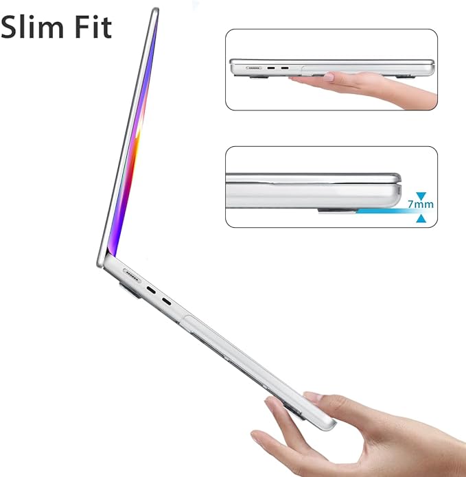 Compatible with MacBook Air 13.6 inch Case 2025 2024 2023 2022 Release M4 A3240 M3 A3113 M2 A2681 with Touch ID, Plastic Hard Shell Case&Keyboard Cover&Screen Film&Webcam Cover, Cassette Tape