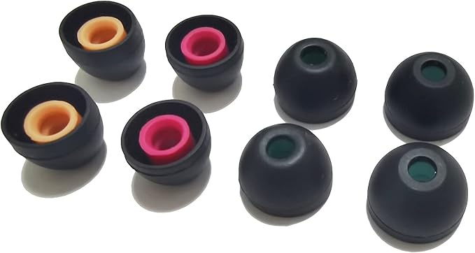 Silicone Ear Tips for Sony Earbuds Replacement for WF-1000XM4 WF-1000XM5 WF-SP800N MDR-XB50AP WF-XB700 XBA, MDR WF Series Earbuds Tips for Sony Earphone, 4 Pairs